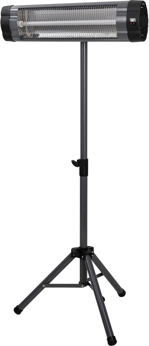 Heidenfeld IH100 Infrarot-Heizstrahler mit Stativ, 2500 W – Produktansicht 2
